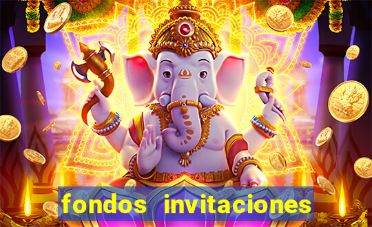 fondos invitaciones de bingo para editar