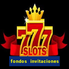 fondos invitaciones de bingo para editar