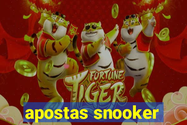 apostas snooker