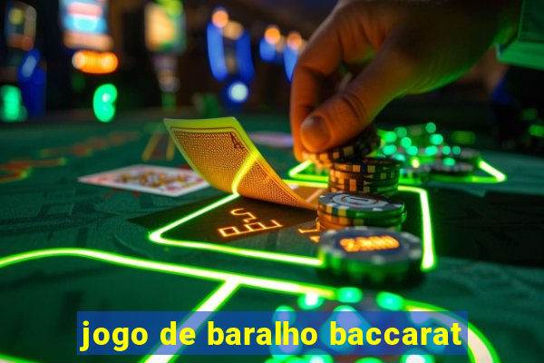 jogo de baralho baccarat