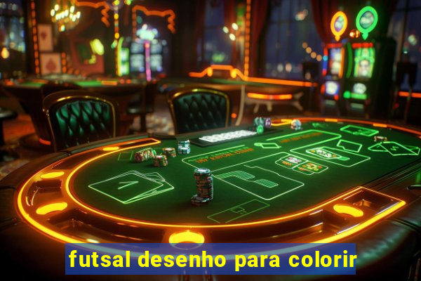 futsal desenho para colorir