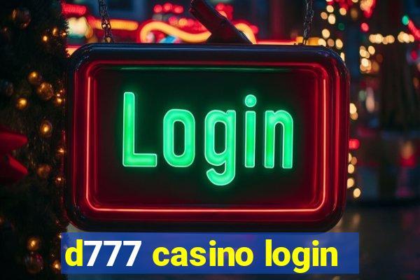 d777 casino login