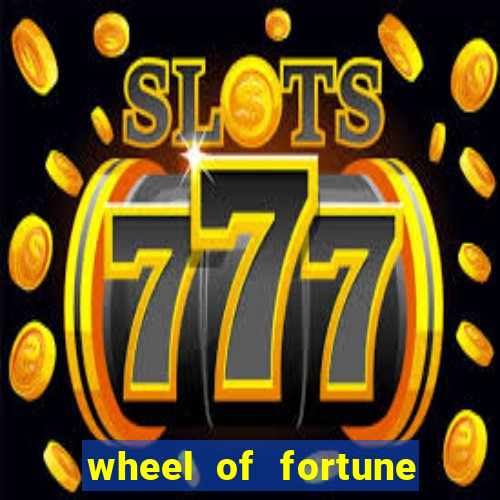 wheel of fortune slots machine