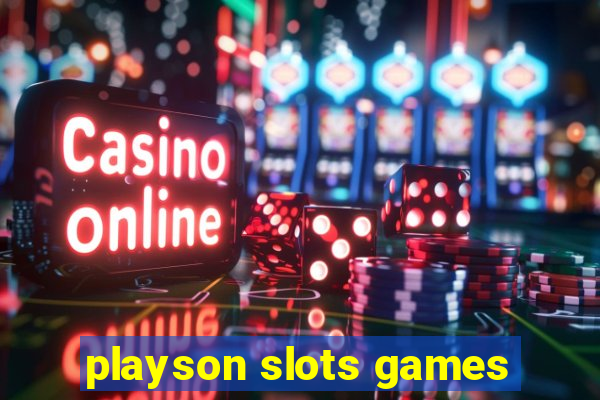 playson slots games