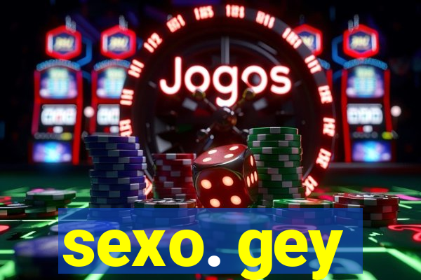 sexo. gey