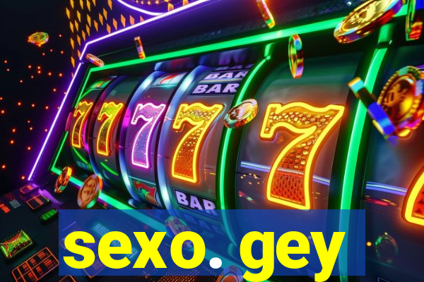 sexo. gey