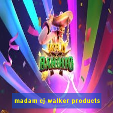 madam cj walker products