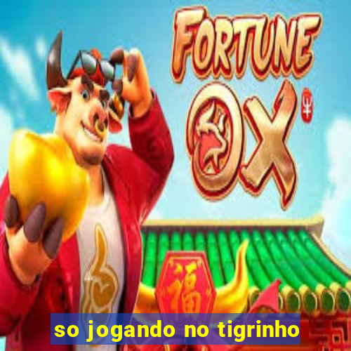 so jogando no tigrinho