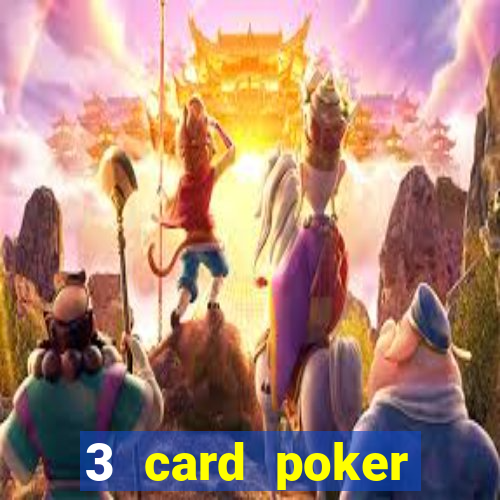 3 card poker casino odds