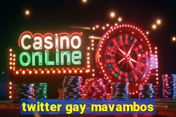 twitter gay mavambos