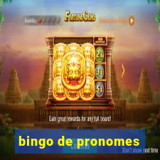 bingo de pronomes