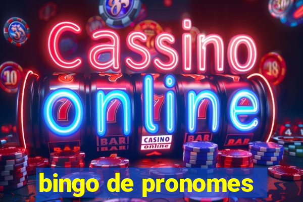 bingo de pronomes