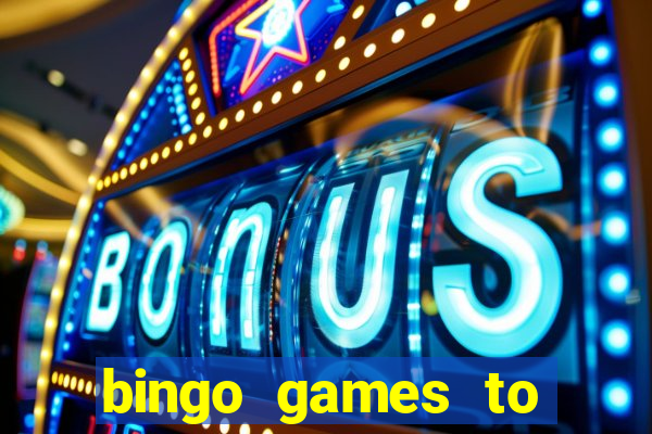 bingo games to play for free