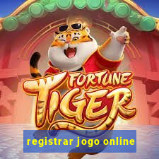 registrar jogo online