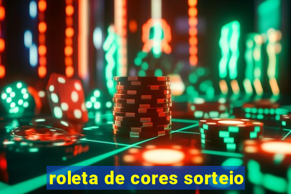 roleta de cores sorteio