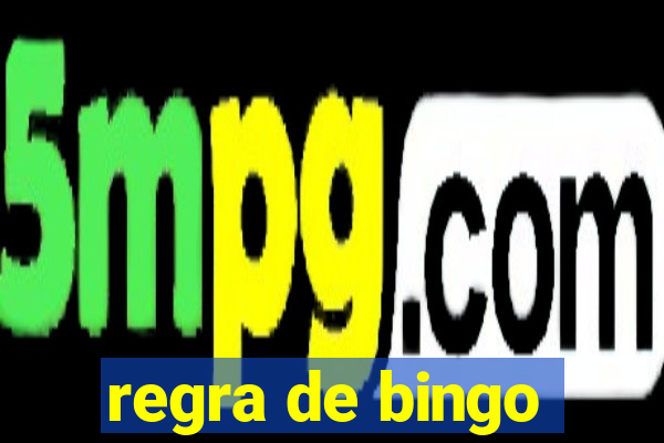 regra de bingo