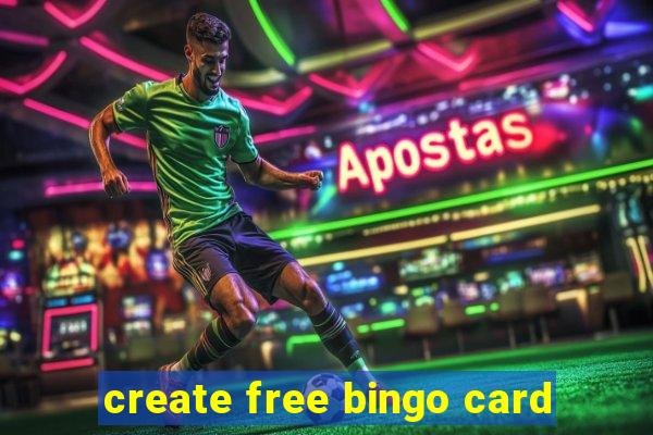 create free bingo card