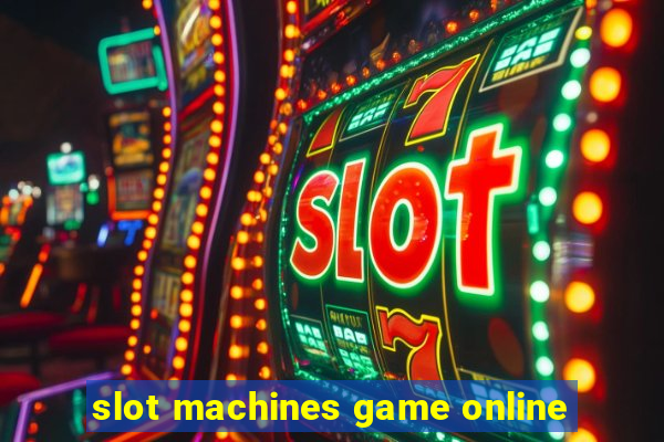 slot machines game online