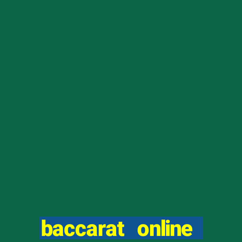 baccarat online casino games in canada