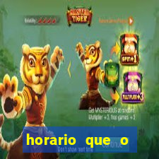 horario que o fortune tiger paga