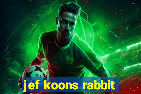 jef koons rabbit