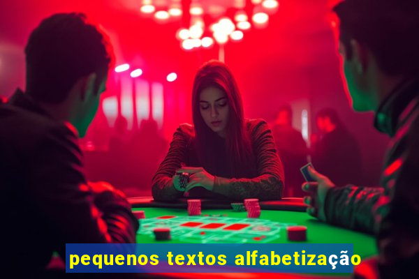 pequenos textos alfabetização