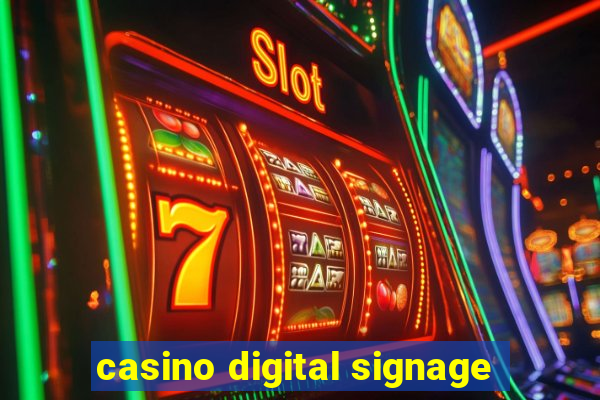 casino digital signage