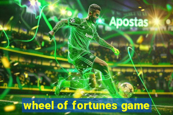 wheel of fortunes game