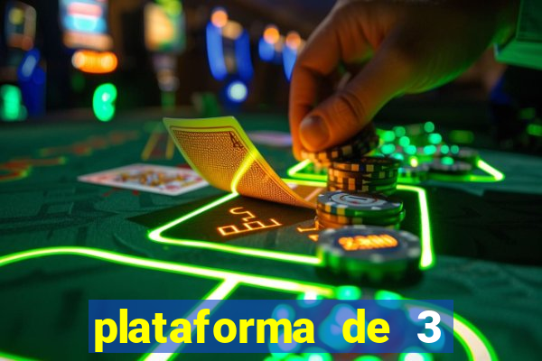 plataforma de 3 reais slots