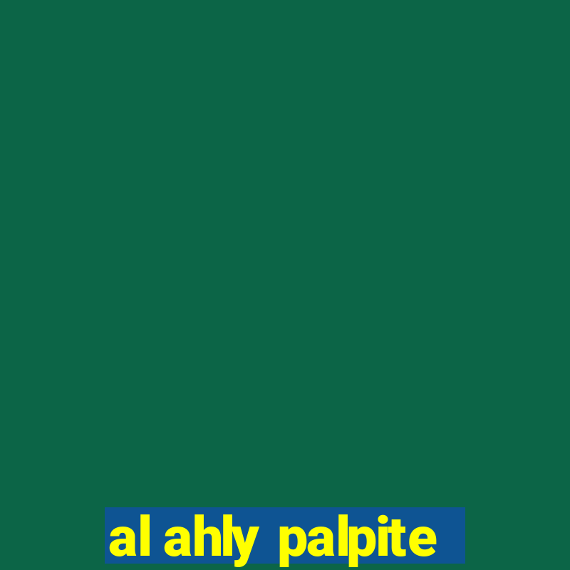 al ahly palpite