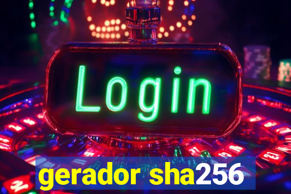 gerador sha256