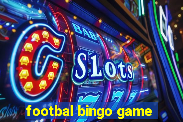 footbal bingo game