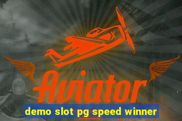 demo slot pg speed winner