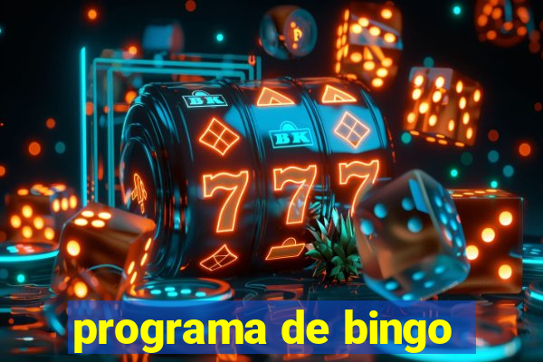 programa de bingo