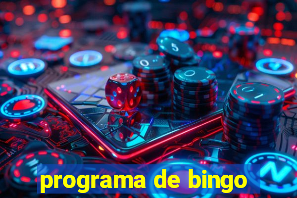 programa de bingo