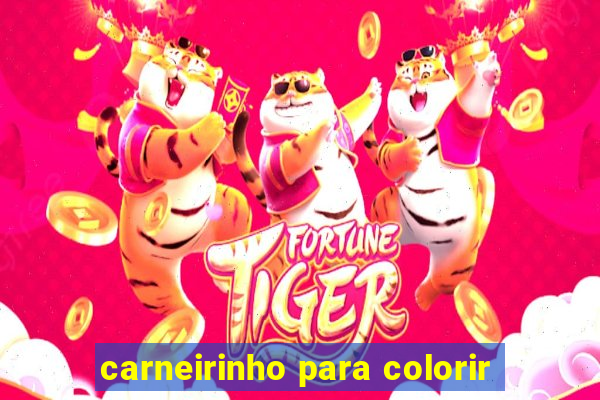 carneirinho para colorir