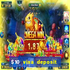 $10 visa deposit casinos australia