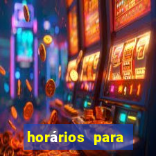 horários para ganhar no fortune tiger