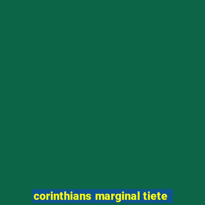 corinthians marginal tiete