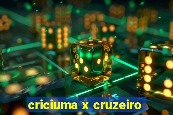 criciuma x cruzeiro