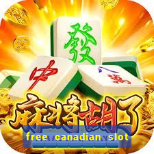 free canadian slot machine games