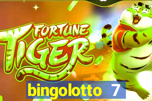 bingolotto 7 januari 2024