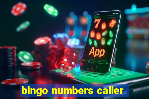 bingo numbers caller