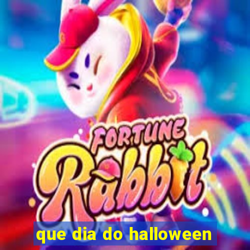 que dia do halloween