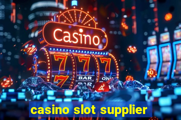 casino slot supplier