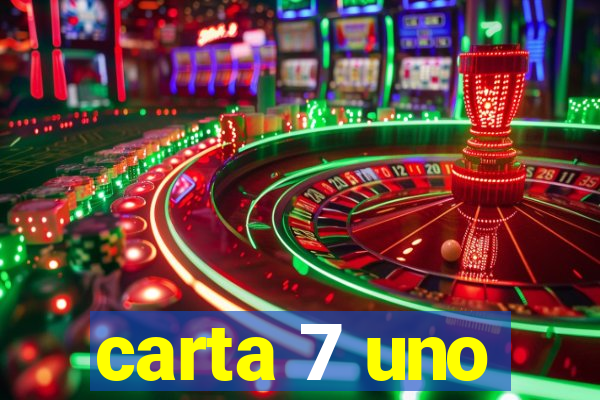 carta 7 uno