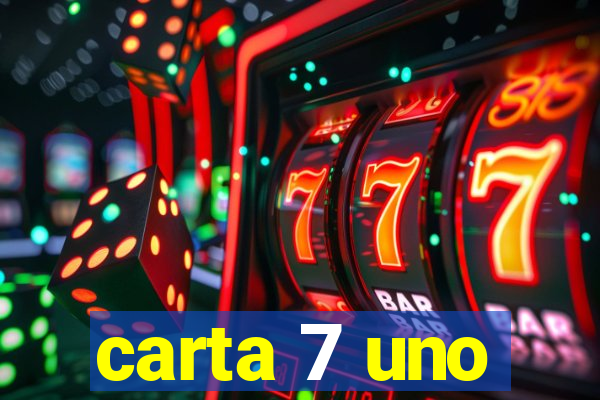 carta 7 uno