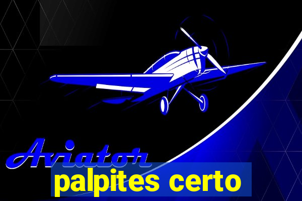 palpites certo