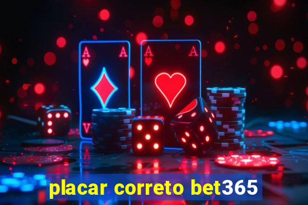 placar correto bet365