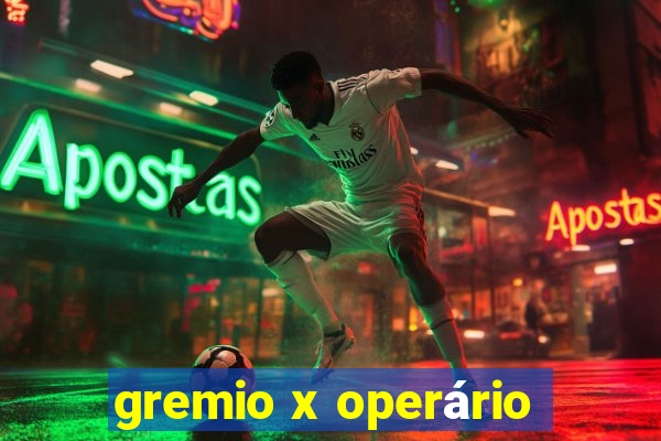 gremio x operário